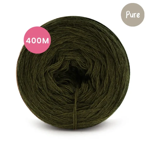 KOKONEK Pure Mono jeden kolor - leśny / 400 m