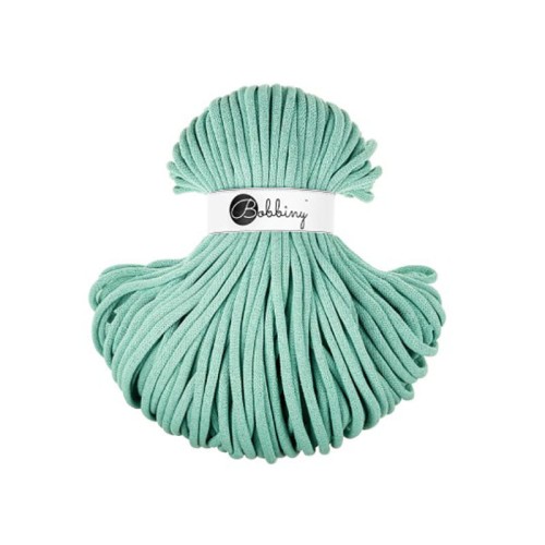 Sznurek pleciony bawełniany Bobbiny Jumbo / Jelly Mint  / 9mm / 100m