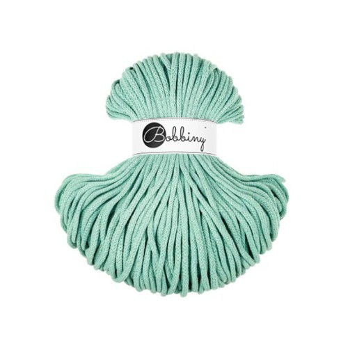 Sznurek pleciony bawełniany Bobbiny Premium / Jelly Mint / 5mm / 100m