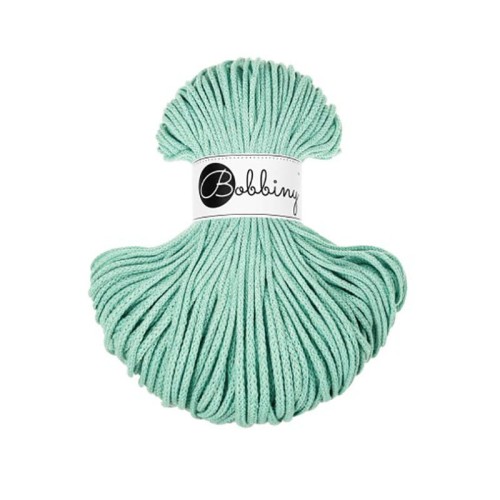 Sznurek pleciony bawełniany Bobbiny Junior / Jelly Mint / 3mm / 100m