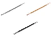 Łańcuszek do torebki z karabińczykiem krótki / dł. 25cm / szer. 12 mm / czarny nikiel / 930145