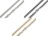 Łańcuszek do torebki z karabińczykiem / 12 mm / 125 cm / czarny nikiel / 930721