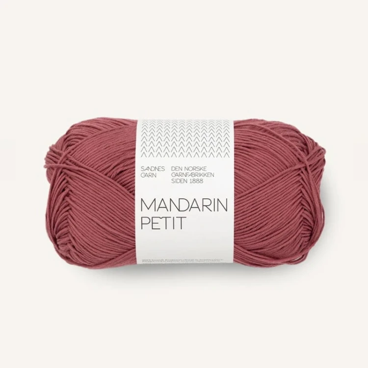 Włóczka Sandnes Garn Mandarin Petit 4353 / zgaszony róż