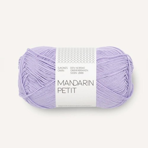Włóczka Sandnes Garn Mandarin Petit 5223 / lawenda