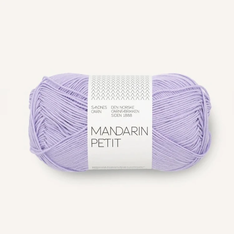 Włóczka Sandnes Garn Mandarin Petit 5223 / lawenda