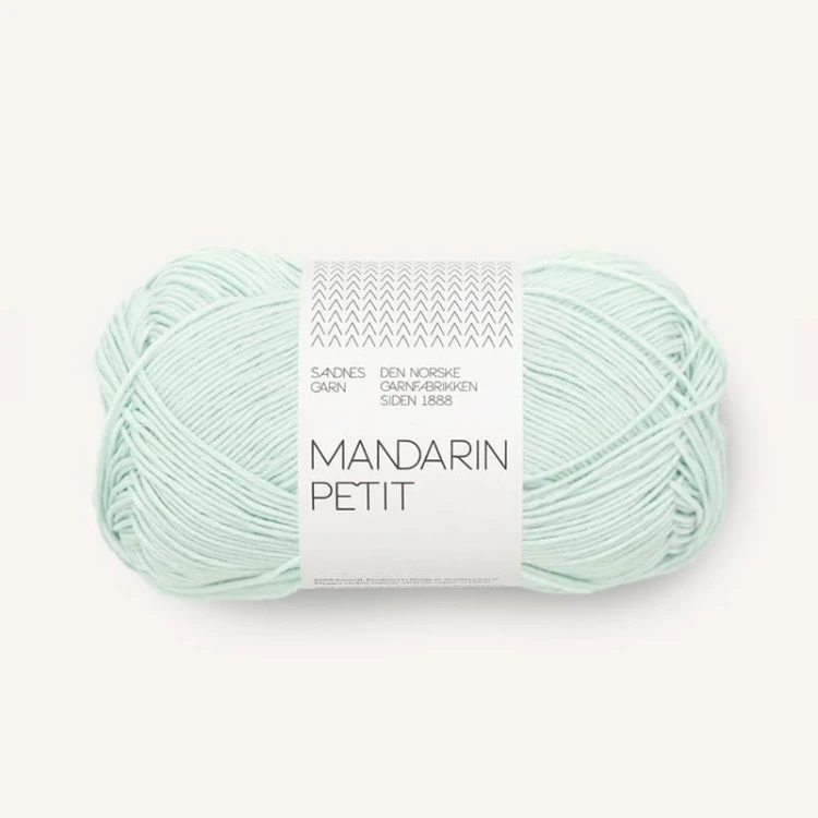 Włóczka Sandnes Garn Mandarin Petit 7911 / jasna mięta