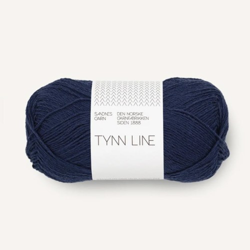 Włóczka Sandnes Garn Tynn Line 6073 / zgaszony granat