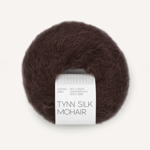 Włóczka Sandnes Garn Tynn Silk Mohair 3591 / śliwka w czekoladzie