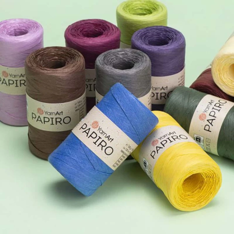 Włóczka Yarnart Papiro 1320 / rafia papierowa / grzaniec