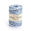Włóczka Yarnart Papiro Twisted Melange 2311 / rafia papierowa / błękit-jeans-biel
