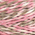 Włóczka Yarnart Papiro Twisted Melange 2301 / rafia papierowa / róż-beż-pudrowy