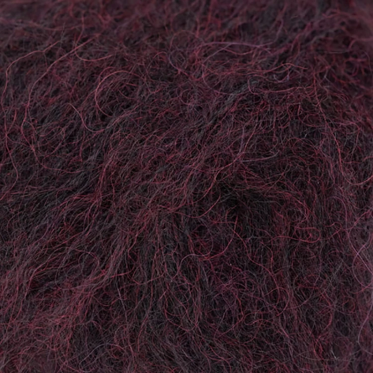 Włóczka Drops Brushed Alpaca Silk 43 / ciemne winogrona
