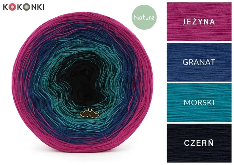 KOKONEK Nature NT105 Ciemna Zima - Jeżyna/granat/morski/czerń