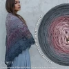 KOKONEK Nature NT109 Zgaszone Lato - Ciemny szary/szaroniebieski/blady fiolet/perłowy róż