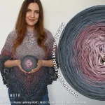 KOKONEK Nature NT109 Zgaszone Lato - Ciemny szary/szaroniebieski/blady fiolet/perłowy róż
