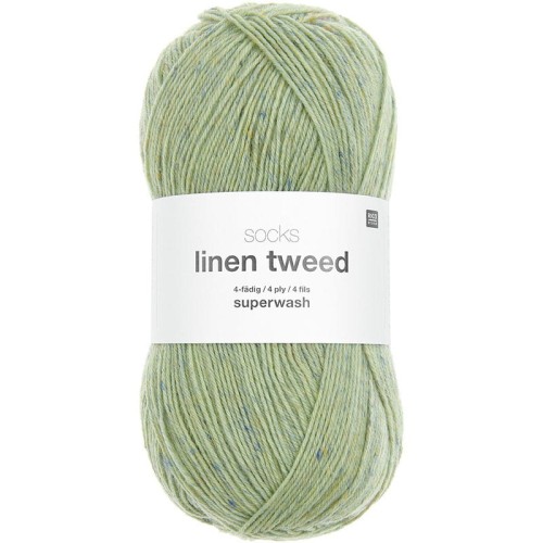 Włóczka skarpetkowa Rico Design Socks Linen Tweed 4ply 006