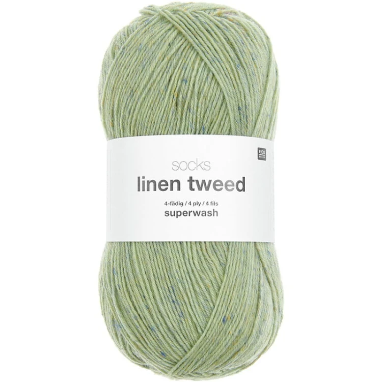 Włóczka skarpetkowa Rico Design Socks Linen Tweed 4ply 006