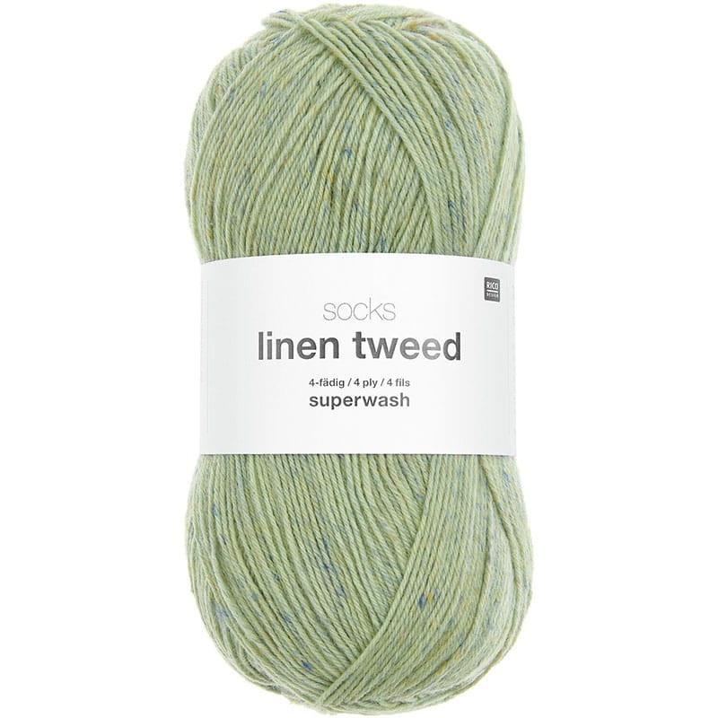 Włóczka skarpetkowa Rico Design Socks Linen Tweed 4ply 006