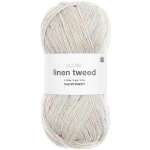 Włóczka skarpetkowa Rico Design Socks Linen Tweed 4ply 001