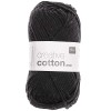 Włóczka Rico Design Creative Cotton 90 / czerń