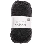Włóczka Rico Design Creative Cotton 90 / czerń