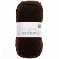Włóczka Rico Design Creative Cotton 58 / gorzka czekolada