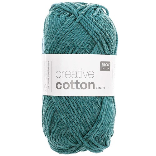 Włóczka Rico Design Creative Cotton 47 / jasny petrol
