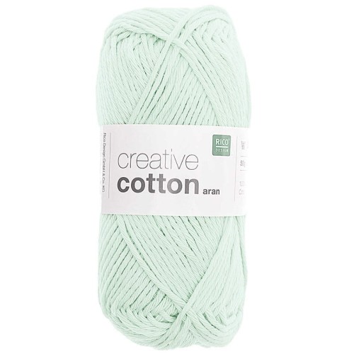 Włóczka Rico Design Creative Cotton 31 / jasna mięta
