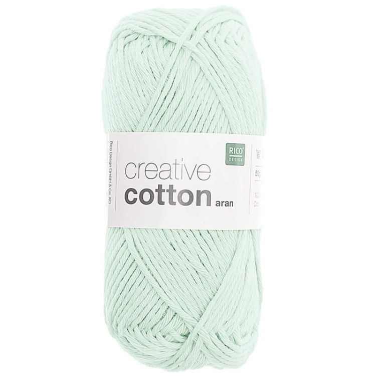 Włóczka Rico Design Creative Cotton 31 / jasna mięta