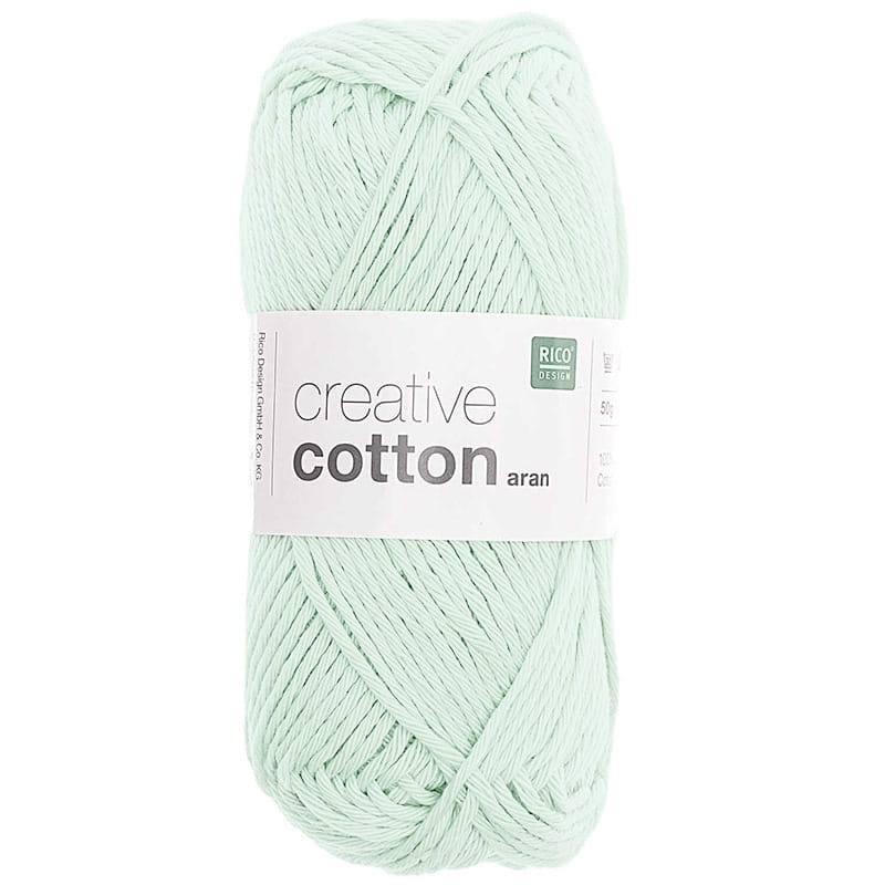 Włóczka Rico Design Creative Cotton 31 / jasna mięta