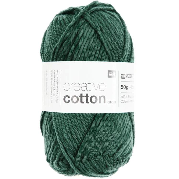 Włóczka Rico Design Creative Cotton 23 / świerk