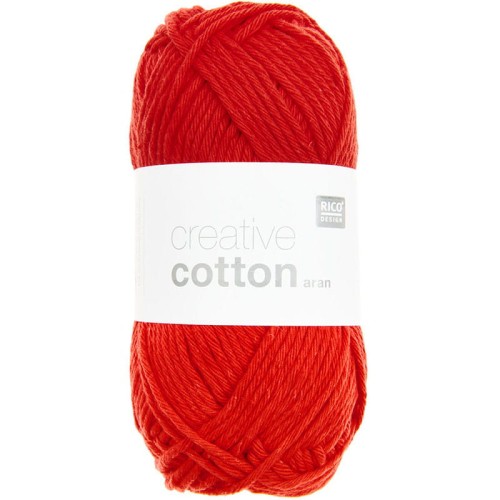 Włóczka Rico Design Creative Cotton 05 / czerwień