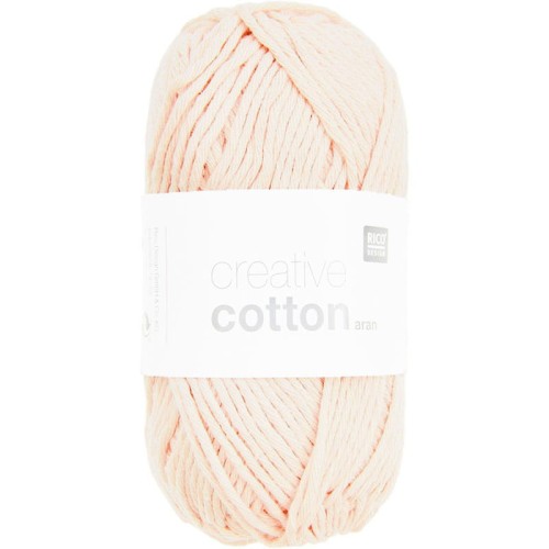 Włóczka Rico Design Creative Cotton 02 / pudrowy