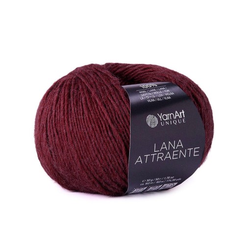Włóczka YarnArt Unique Lana Attraente 6623 / wiśnia