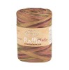 Włóczka Stenli Raffia Multi 16 / rafia papierowa / pomarańcza, łosoś, oliwka