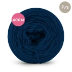 KOKONEK_Pure Mono jeden kolor - jasny granat / 3 nitki / 400 m / 80 g - GOTOWY