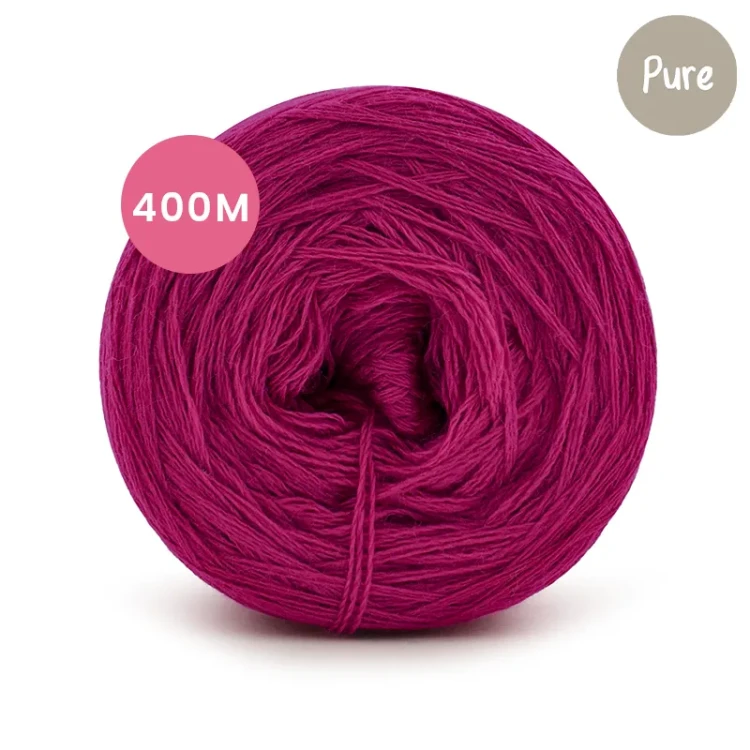 KOKONEK_Pure Mono jeden kolor - jezyna / 3 nitki / 400 m / 80 g - GOTOWY