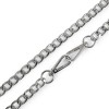 Łańcuszek do torebki z karabińczykiem / 114 cm / srebro / 1 szt / 930410