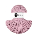 Sznurek pleciony bawełniany Bobbiny Junior / Zgaszony Różowy / Dusty Rose / 3mm / 100m