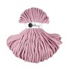 Sznurek pleciony bawełniany Bobbiny Jumbo / Zgaszony Różowy / Dusty Rose / 9mm / 100m