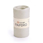 Włóczka Yarnart Papiro 1301 / rafia papierowa / szarobeżowy