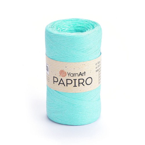 Włóczka Yarnart Papiro 1304 / rafia papierowa / cyjan