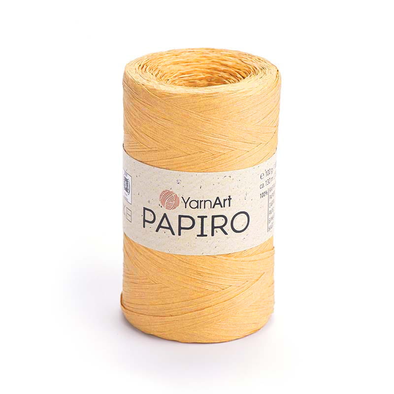 Włóczka Yarnart Papiro 1315 / rafia papierowa / jasny karmel