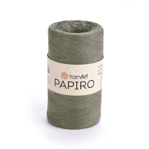 Włóczka Yarnart Papiro 1321 / rafia papierowa / średni szary