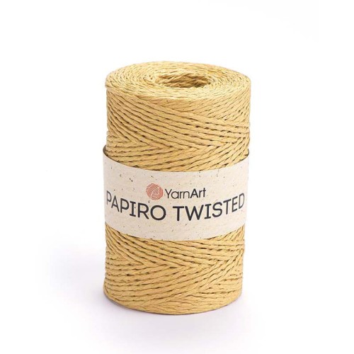 Włóczka Yarnart Papiro Twisted 1302 / rafia papierowa / beżowy