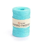 Włóczka Yarnart Papiro Twisted 1304 / rafia papierowa / cyjan
