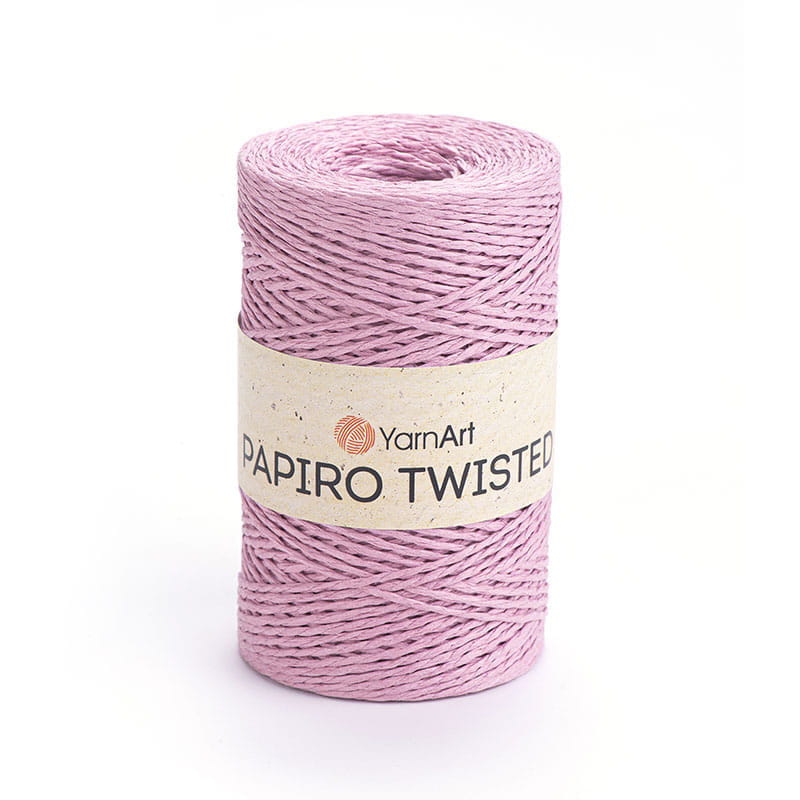 Włóczka Yarnart Papiro Twisted 1308 / rafia papierowa / ametyst