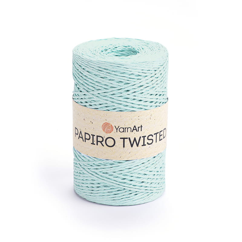 Włóczka Yarnart Papiro Twisted 1314 / rafia papierowa / baby blue