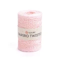 Włóczka Yarnart Papiro Twisted 1318 / rafia papierowa / pudrowy róż
