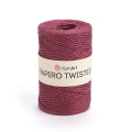 Włóczka Yarnart Papiro Twisted 1322 / rafia papierowa / śliwka